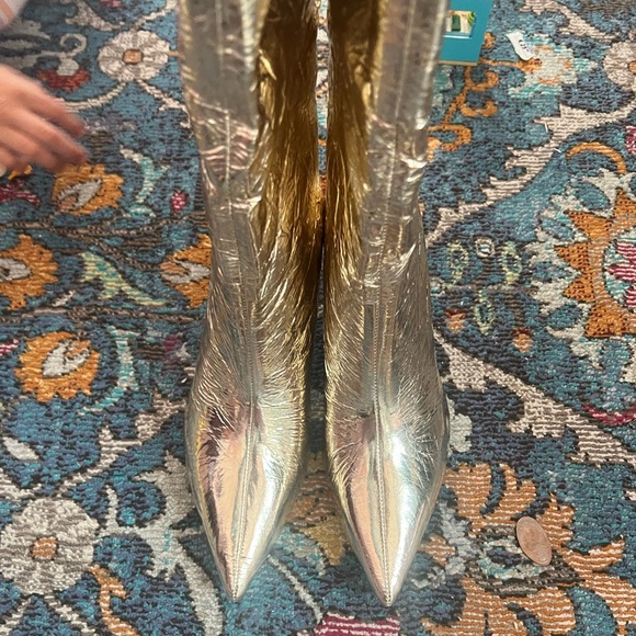 Zara metallic heeled boots - Picture 11 of 11